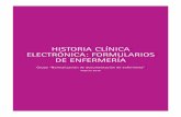 Historia clínica electrónica : formularios de enfermería