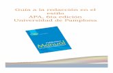 Guía a la redacción en el estilo APA, 6ta edición Universidad de ...