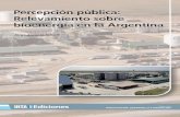 Relevamiento sobre bienergía en Argentina - percepción pública