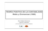 TEORÍA POSITIVA DE LA CONTABILIDAD Watts y Zimmerman (1986)