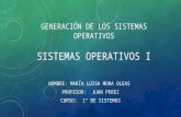 Generación de los sistemas operativos