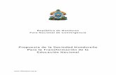 Propuesta de la Sociedad Hondureña Para la Transformación de la ...