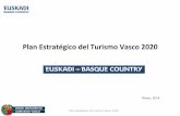 Plan Estratégico del Turismo Vasco 2020 (PDF, 5 MB)
