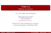 TEMA II.2 - Medición de Presiones