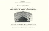 Octubre La Aljafería de Zaragoza. Arquitectura doméstica y palatina ...
