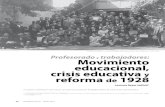 Profesorado y trabajadores: movimiento educacional, crisis ...
