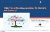 Intervención para mejorar la lectura en dislexia Francisca Serrano ...