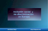 Inclusión social y no discriminación en europa.