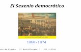 el Sexenio Democrático  2016 IES LLoixa