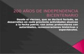 200 años de independencia bicentenario
