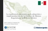 La experiencia mexicana en la adopción e implementación de la Política de Mejora Regulatoria: la RIA en México