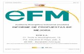 Auditoría energética (Informe de propuestas de mejora - EFM)..