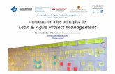 Introducción principios Lean & Agile