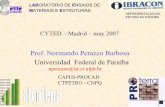 Prof. Normando Perazzo Barbosa Universidad Federal de Paraíba