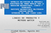 Lineas de productos y Metodo Watch