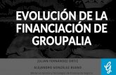 Evolución Financiación de Groupalia
