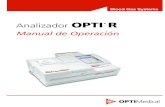 Analizador OPTI R Manual de Operación