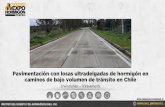 Erwin Kohler Pavimentación con losas ultradelgadas de hormigón en caminos de bajo volumen de tránsito en Chile