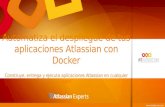 Automatiza el despliegue de tus aplicaciones atlassian con docker