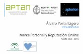 Ponencia 2016 en Puerto Real (Cádiz) para Andalucía Compromiso Digital - Marca Personal y Reputación Online
