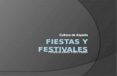 Fiestas y festivais - Cultura Espanha