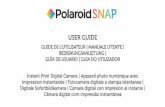 Guía de usuario de Polaroid Snap