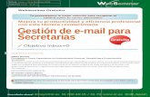 IIR  ORGANIZA GESTION DE E-MAIL PARA SECRETARIAS WEBSEMINAR GRATUITO