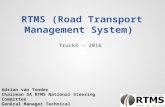 RTMS presentation    truck x 2016 - A Van Tonder