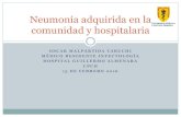 Neumonia adquirida en la comunidad e intrahospitalaria