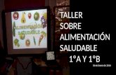 Taller alimentación saludable 1º EP. CEIP Pinocho 15/16