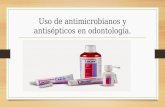 Uso de antimicrobianos y antisepticos en dodontologia