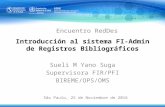 Introducción al sistema FI-Admin de Registros Bibliográficos