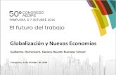 Guillermo Dorronsoro. Globalización y nuevas economías. 50º Congreso Internacional AEDIPE