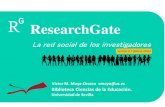 Tutorial de ResearchGate: la red social de los investigadores. Versión 2.1