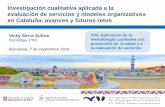 Investigación cualitativa en evaluación de servicios sanitarios y modelos organizativos en Cataluña