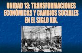 Transformaciones económicas y cambios sociales en el siglo XIX en España