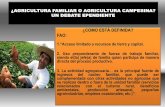 ¿AGRICULTURA FAMILIAR O AGRICULTURA CAMPESINA? UN ...