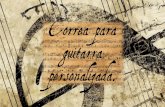 Correa de cuero para guitarra con grabado personalizado.