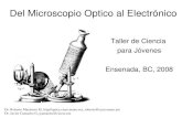 Del Microscopio Optico al Electrónico - optica.machorro ...