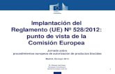 (UE) nº 528/2012. Punto de vista de la Comisión Europea