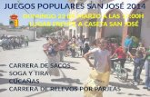 JUEGOS POPULARES SAN JOSÉ 2014