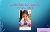 Currículo educación inicial 2014