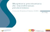 Guía de Práctica Clínica Rotura Prematura de Membranas 2015