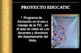 Proyecto educatic