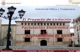 El proyecto de licitación y facturación electrónica Ayto. Alzira-abril-2016