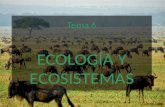 Presentación Tema 6. Ecología