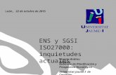 ENS y SGSI ISO27000: inquietudes actuales