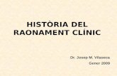 Historia del raonament clinic