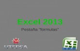 Tutorial pestaña formulas en Excel 2013