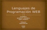 Lenguajes de programación web